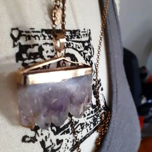 Amethyst Geode Necklace